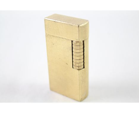 Dunhill 70 Vintage Gold Tone Hobnail Pattern Pocket Lighter, Sparks UNTESTED 551114