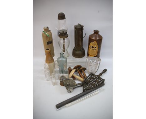 Assorted Vintage Kitchenalia, Bottles etc. see photos.