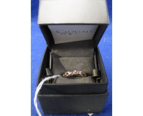 A Clogau tree of life ring in silver highlighted with gold.(B.P. 24% incl. VAT)   CONDITION REPORT:  Good condition - minor w