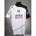 John Harley white Fulham no.3 Home shirt from the 2003-04 Season