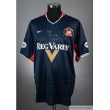 Gary Breen blue and red No.5 Sunderland short-sleeved shirt, 2003-03