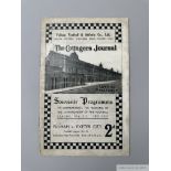 Fulham v. Exeter 1932 Souvenir home programme