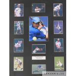 Sir Andy Murray signed tennis action colour photographic display,