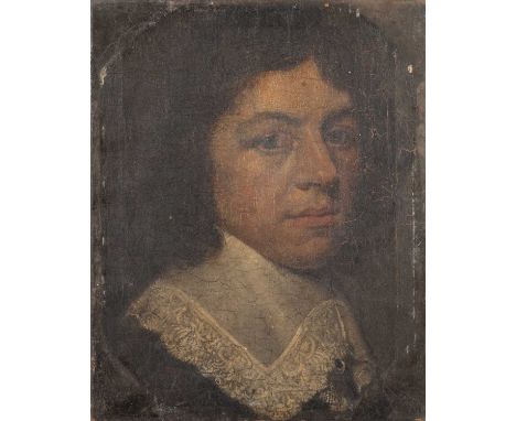 18TH/19TH CENTURY FRENCH OR DUTCH SCHOOL PORTRAIT OF A BOY   Oil on canvas inscribed indistinctly in French verso, unframed  