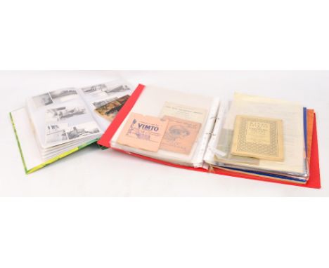 A quantity of cruise liner ephemera relating to RMS Queen Mary, RMS Mauretania and many others including photographs, postcar