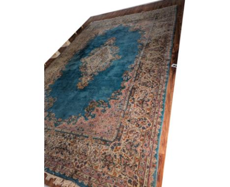 Cyrus Crown Kerman Rug - 12' x 15' 8" - This item is located off site and is currently located at the estate. It will be avai