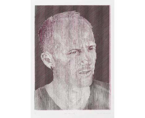 Connor Cullinan (South African 1968-) PAUL EDMUNDS signed, dated 2011 and numbered 4/5 silkscreen 41 by 28cm 