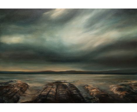 John Stein (South African 1942-) SEASCAPE signed on the reverse oil on canvas 110 by 160cm 
