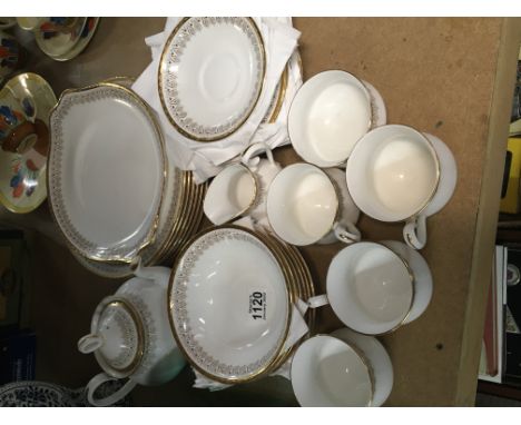 A Royal Albert porcelain Burlington pattern tea and dinner service (a lot) - NO RESERVE