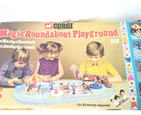 A Boxed Corgi magic Roundabout Playground.