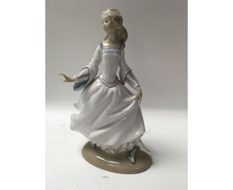 A Lladro figure depicting Cinderella. With box .