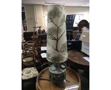 A modern design Retro Ceramic floor lamp. Heigh 124cm