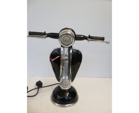 Black Vespa desk lamp 40cm