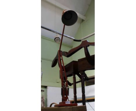AN ORIGINAL HERBERT TERRY ANGLEPOISE LAMP, finished in orange 