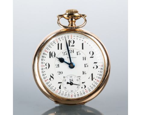 RARE HOWARD SERIES FIVE RAILWAY TIMER STYLE POCKET WATCH
c1910, keyless wind movement signed "Howard Watch Co., Boston No. 5 