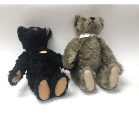 Four boxed steiff bears, including grizzly Ted caramel tipped 40cm, a centenary they bear blonde 44cm, a teddy bear 1953 blac