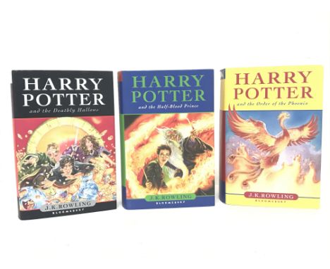 First edition Harry Potter volumes , postage cat C- NO RESERVE