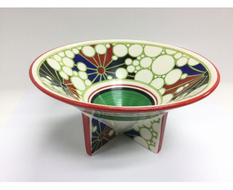 A Wedgwood Clarice Cliff collection dish, approx diameter 18cm. Shipping category D.
