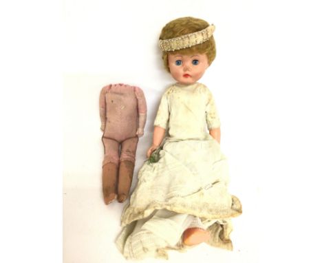 Chiltern doll & a Heubach canvas body. Postage cat C- NO RESERVE