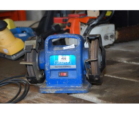 Draper bench grinder, (no guards.)