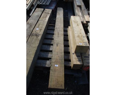 Treated softwood gate post 7'' square x 94''.