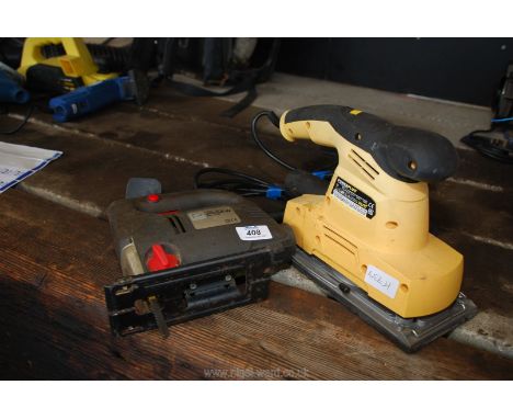 Power Plus sander and Pro Jigsaw.