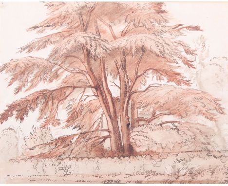 Trevor S. Goold (fl. 1922-31) Tree Study Watercolour 29 x 23cm Together with another sketch of smaller dimensions (2) 