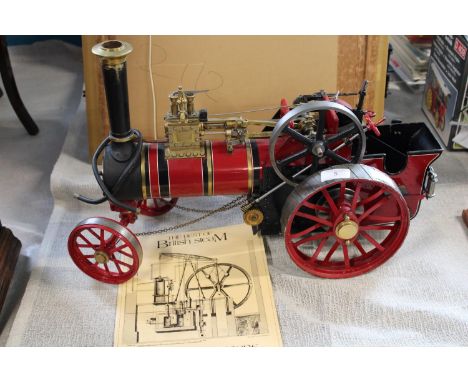 A 'The Burrell' Traction engine (un-tested) Maxwell Hemmens -&nbsp;- approx 53cm long; 32cm tall