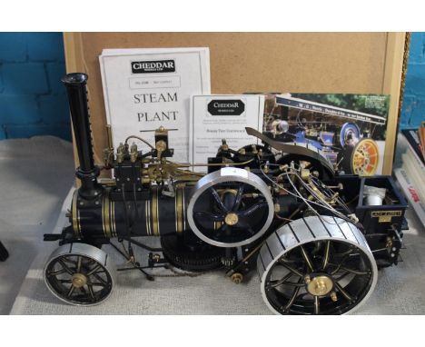 A Markie ARJ-2195 traction steam engine model - approx 64cm long; 37cm tall