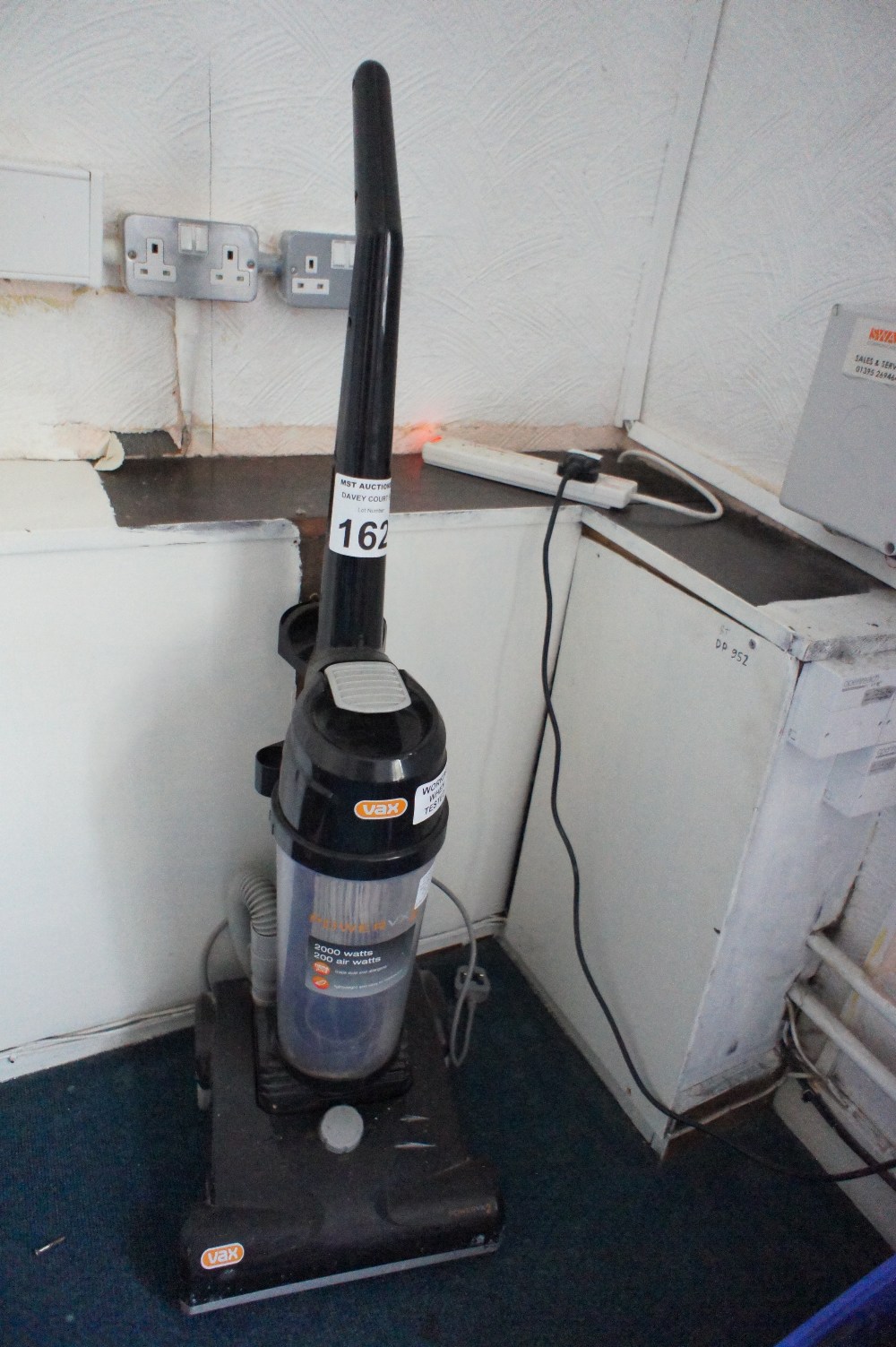 1 VAX power vx2 upright vacuum cleaner (located in room 66 1 VAX power vx2 upright vacuum cleaner (located in room 66