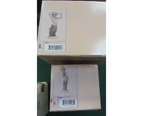 TWO BOXED NAO CERAMIC FIGURES- BALLET PENSATIVA AND BALLET RECOSTADA