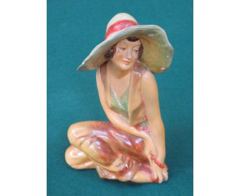 WADE HANDPAINTED ART DECO FIGURINE- JUNE 