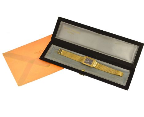 PATEK PHILIPPE - A gents 18ct 1969 Patek Philippe mechanical wristwatch, model 3491, movement number 1138185, the silvered di