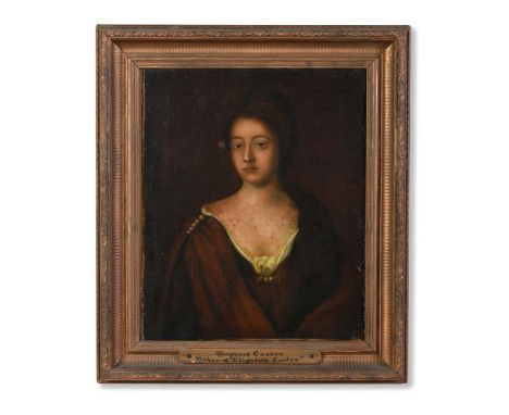 MISS S. A. HARDING (19TH CENTURY) PORTRAIT OF MARGARET CARTER, MOTHER OF ELIZABETH CARTER Oil on canvas Extensively inscribed