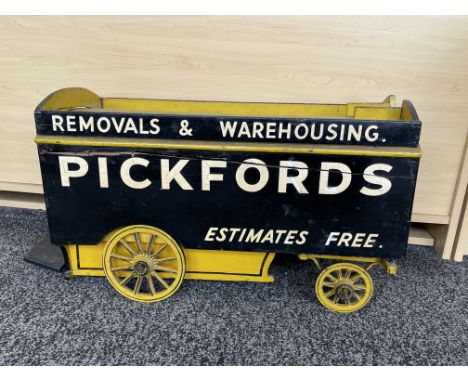 The 2ft - 60cm long model of a Pickfords Horse drawn Pantechnicon, this is the province I have. I acquired the model in the l