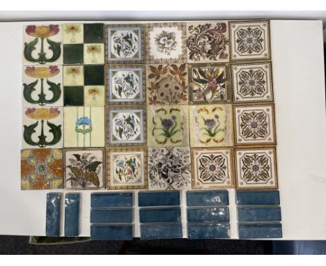 Collection of 38 Assorted Vintage Tiles. 
