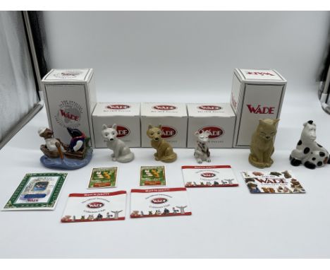 Collection of Five Boxed Wade Figurines and one another Wade.
Good condition, no damage.