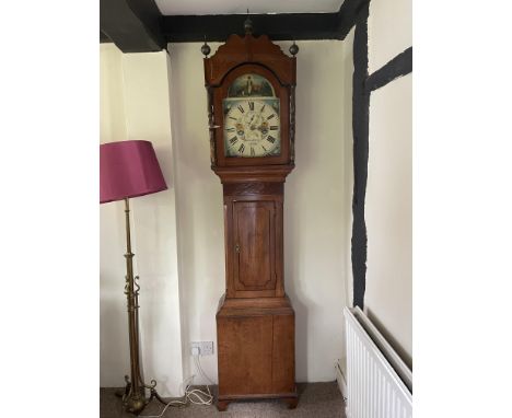 Antique 19th Century - Jacob Moseley Of Neath Grandfather Clock. 