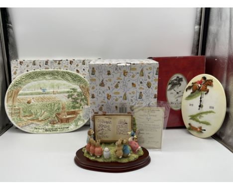 Boxed Enesco - The World of Beatrix Potter - Peter Rabbit Serving Tray, Boxed Border Fine Arts - The World of Beatrix Potter 