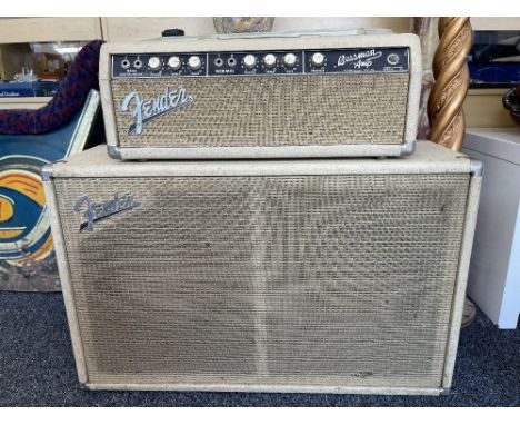 Vintage 1963 Fender Bassman Guitar Amplifier in Blond. 