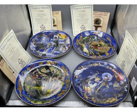 Four Bradford Exchange - Peter Pan Collectors Plates. 
Good condition, no damage. 
