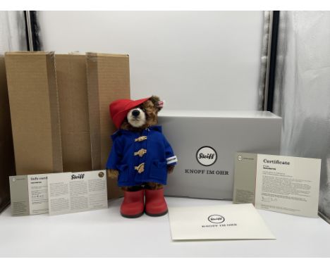 Boxed Steiff Paddington Bear, Limited Edition, no 1248. 
Good condition, no damage. 