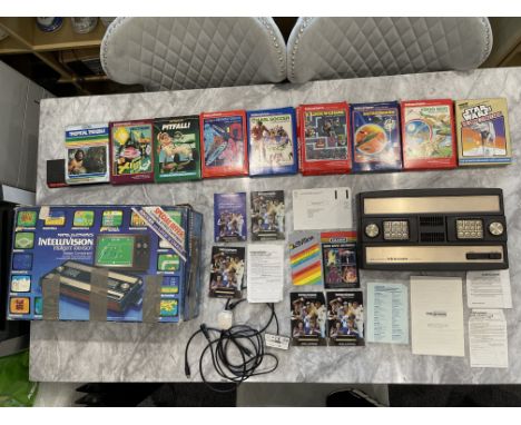 Mattel Electronics - Intellivision Intelligent Television, along with Nine Games.  