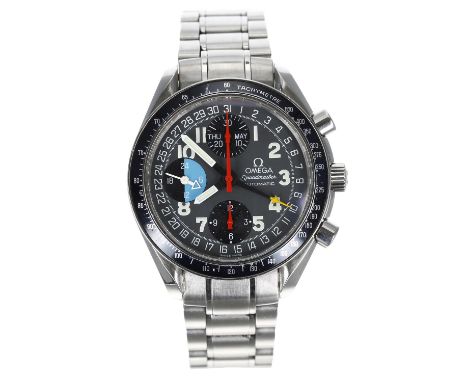 Omega Speedmaster 'MK40' Chronograph Triple Calendar automatic stainless steel gentleman's wristwatch, reference no. 3520.53.