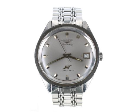 Longines Ultra-Chron automatic stainless steel gentleman's wristwatch, reference no. 7951-1, serial no. 14508xxx, circa 1967,