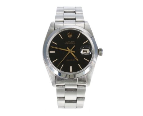 Rolex Oysterdate Precision stainless steel gentleman's wristwatch, reference no. 6694, serial no. 7458xxx, circa 1983, circul