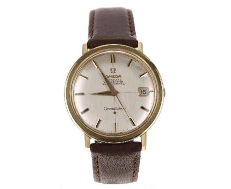 Omega Constellation Chronometer automatic gold capped and stainless steel gentleman's wristwatch, reference no. CD 168.004, s