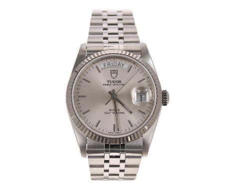 Tudor Prince Day+Date Rotor Self-Winding stainless steel gentleman's wristwatch, reference no. 76214, serial no. H679xxx, cir