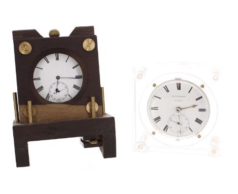 Brockbanks, London fusee lever pocket watch movement, signed, no. 5076, with engraved balance cock, diamond endstone, gilt th