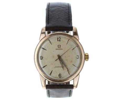Omega Seamaster gold capped and stainless steel gentleman's wristwatch, reference no. 2759-8 SC, 2761, serial no. 15724xxx, c